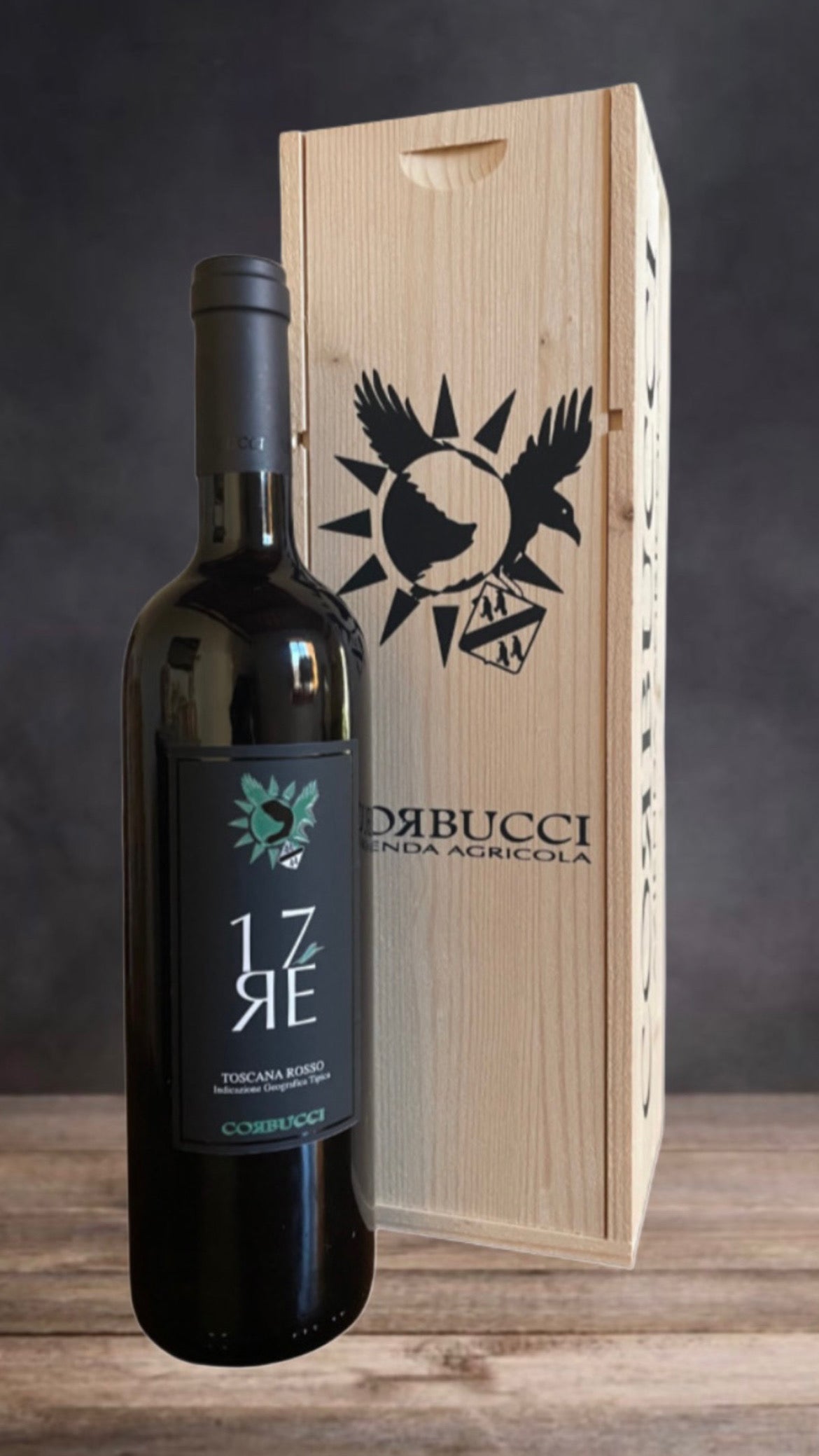 Corbucci Green Label 2021 – Prestige Wooden Box (1 Bottle) | Supertuscan