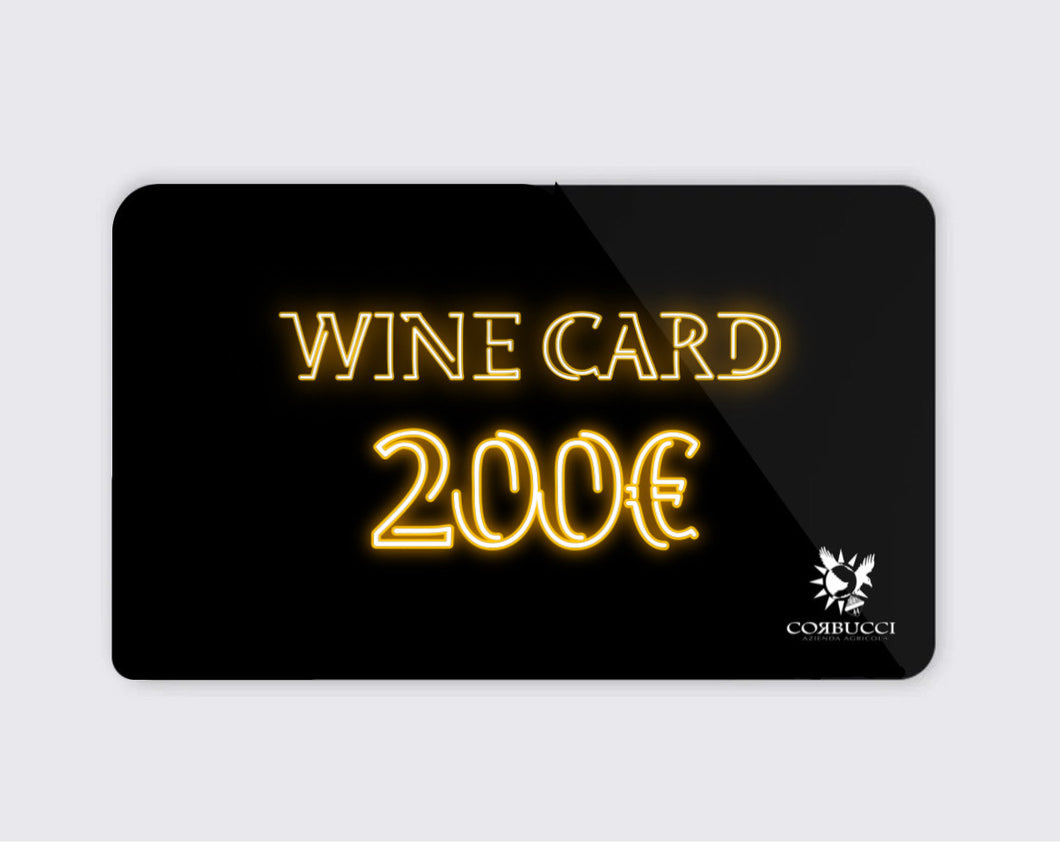200€ Wine Card 