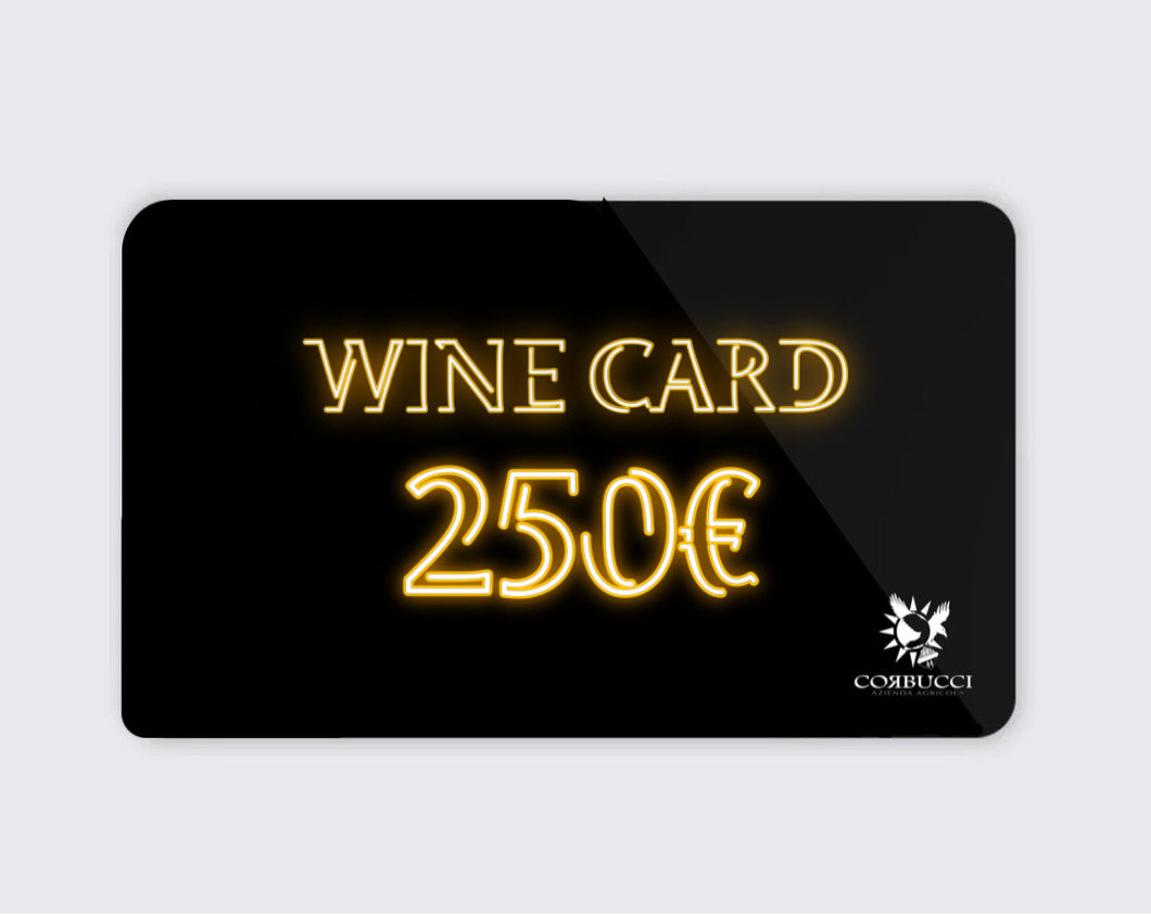 €250 Wine Card  