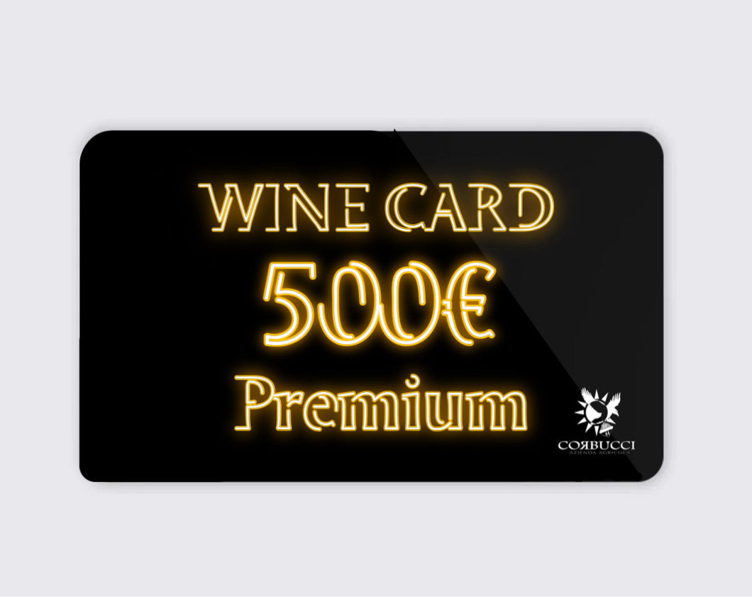 €500 Wine Card Premium 