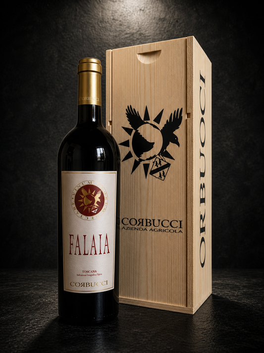 Falaia 2022 – Prestige Wooden Box (1 Bottle) | Supertuscan Premium Wine