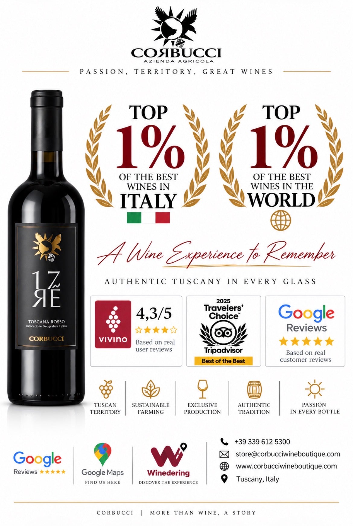 17RE Orange Label 2019 L1/2026 | IGT Supertuscan Wine