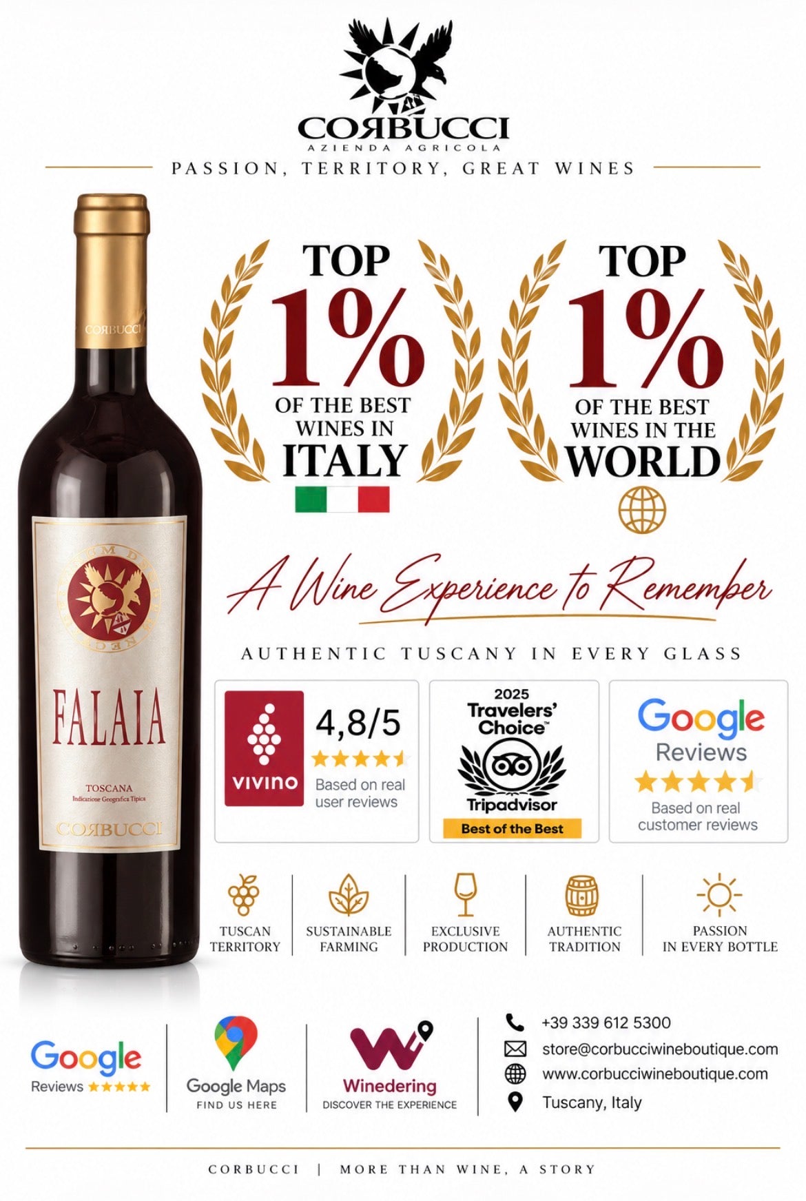 Falaia 2022 Limited Exlusive | IGT Supertuscan Cabernet Sauvignon